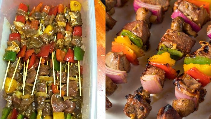 resepi skewer daging