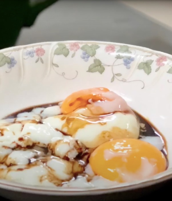 tips telur separuh masak