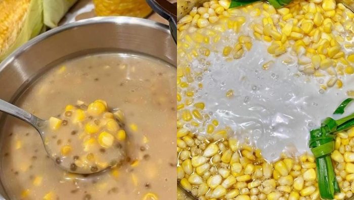 bubur jagung sagu