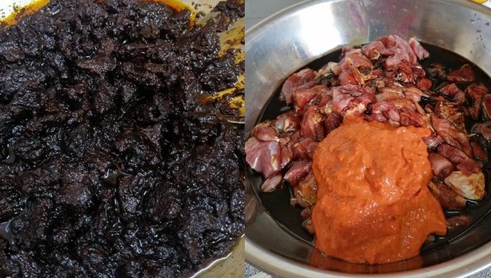 daging masak hitam simple