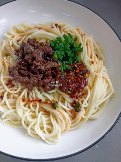 resepi beef noodle