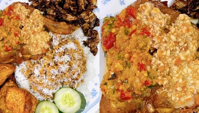 nasi ayam gepuk