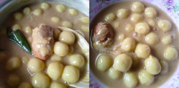 Pengat Durian Bebola Bentuk Bulat Comel And Kenyal Bila Makan