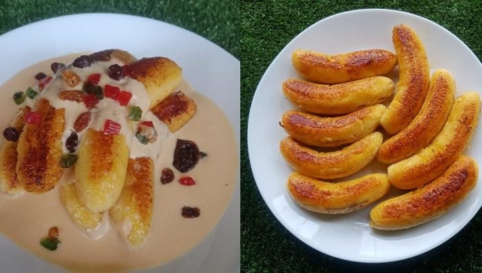 pisang butter sos kastard