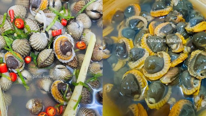 kerang rebus