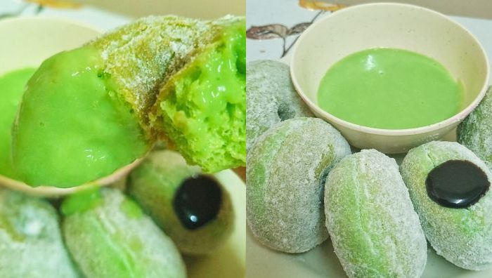 resipi donut pandan