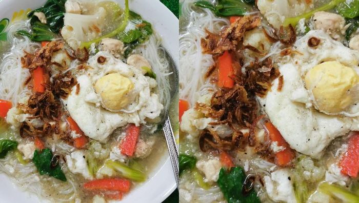 bihun rebus