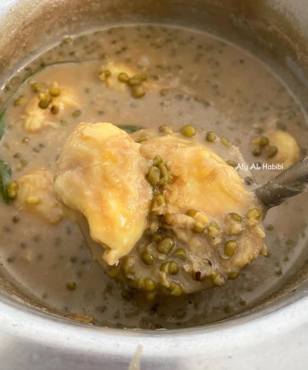 bubur kacang hijau durian