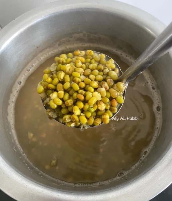 bubur kacang hijau durian