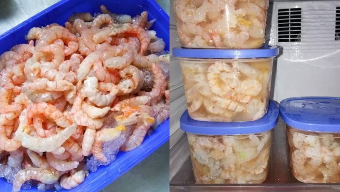 cara simpan udang