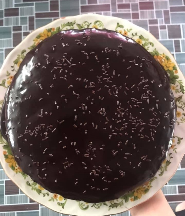 kek coklat kukus