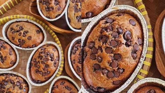 muffin pisang coklat chip