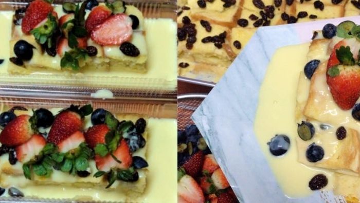 puding roti kuah kastard
