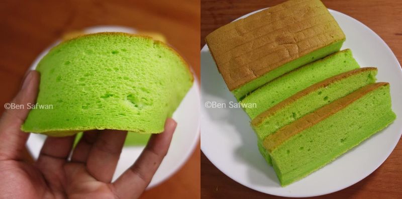 resepi kek pandan