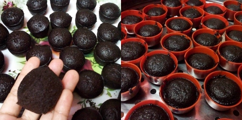 apam coklat kukus