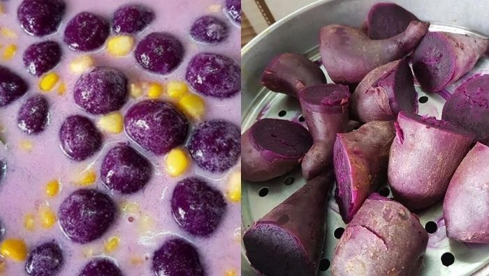 bubur candil keledek ungu