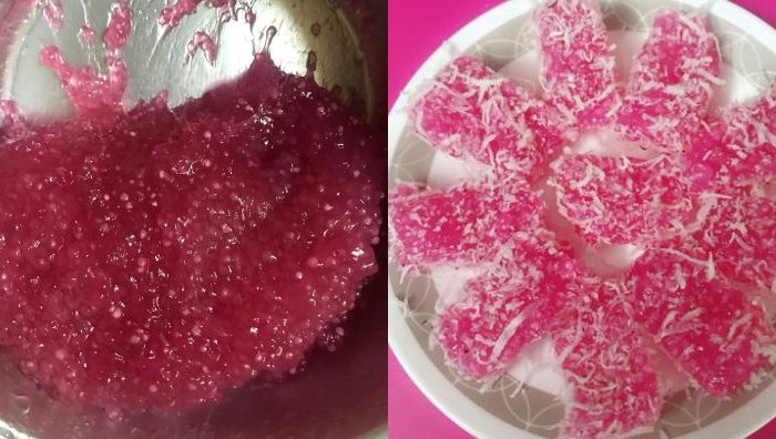 cara buat kuih sagu