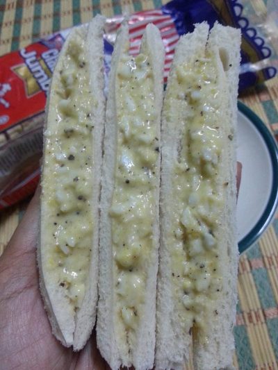 cara buat sandwich telur