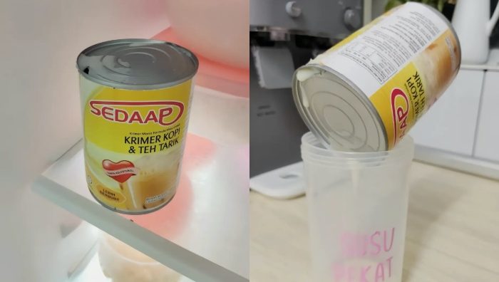 cara simpan susu pekat