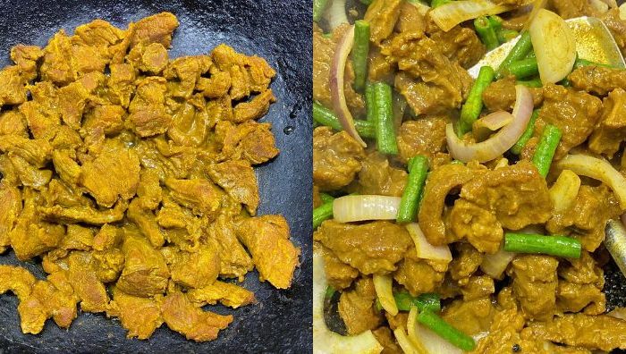 daging goreng kunyit kelantan