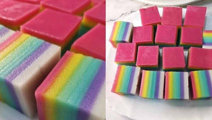 kuih lapis pelangi