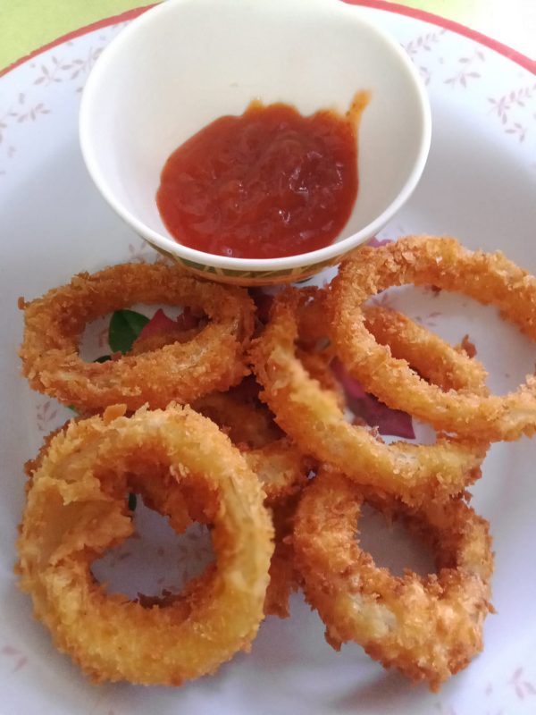 resepi onion ring