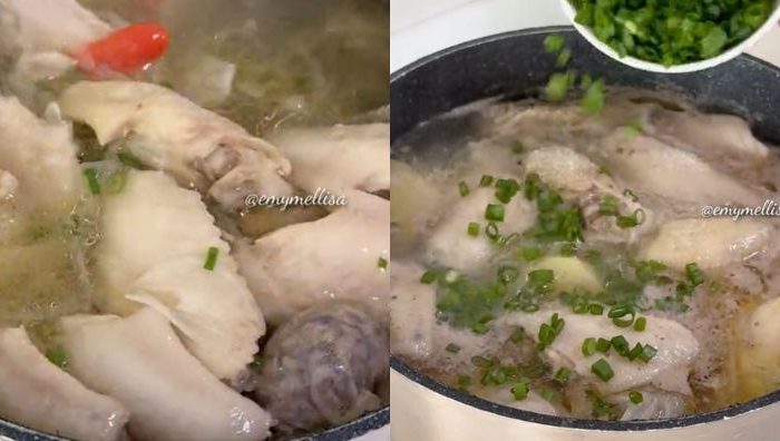 resepi sup ayam simple