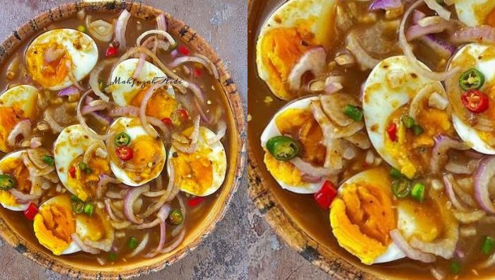 resepi telur air asam