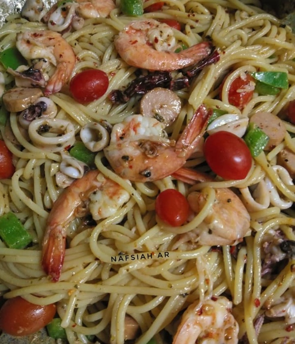 spaghetti aglio olio