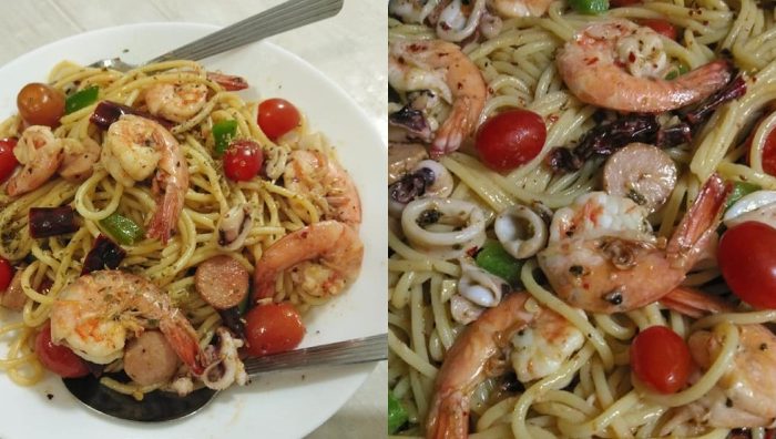 spaghetti aglio olio