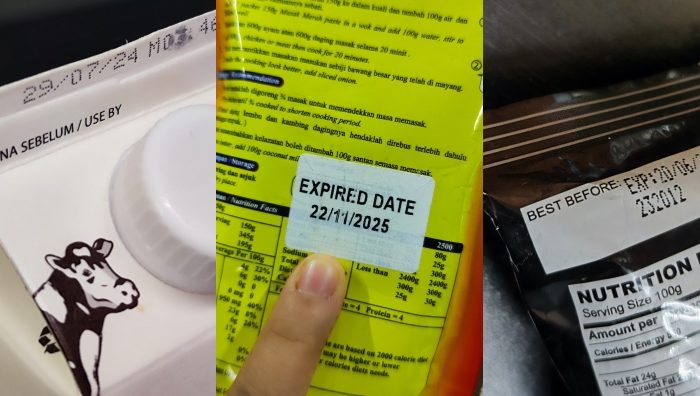 label makanan