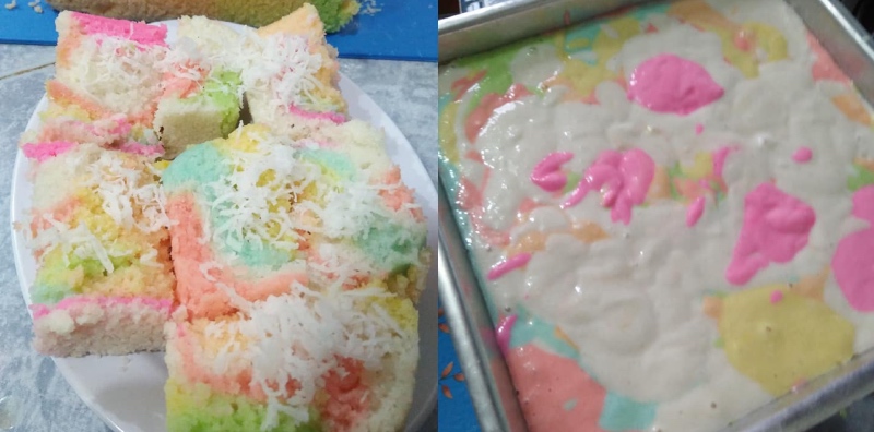 Apam Nasi Sukatan Cawan Ala Paddle Pop, Cantik Dan Gebu Bukan Main!