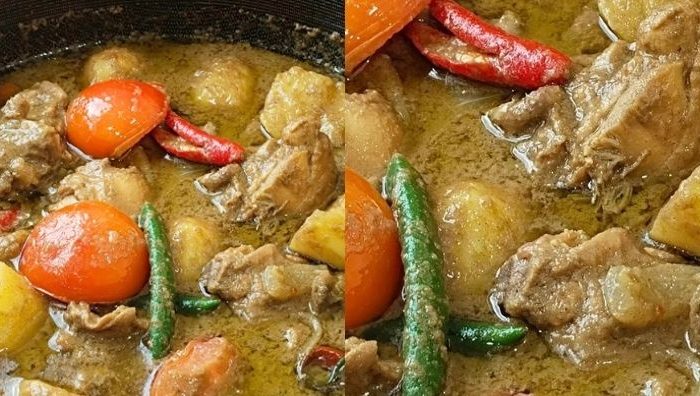 Ayam masak kurma simple