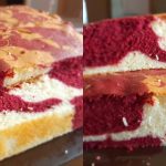 Resipi Kek Marble Red Velvet Yang Gebu & Kurang Manis, Mak-Mak Mesti Suka!