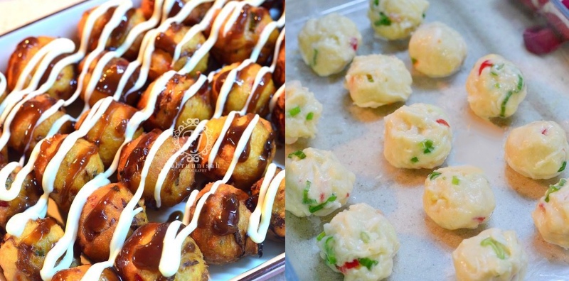 Cara Buat Takoyaki Tanpa Acuan, Guna Tepung Biasa Tapi Hasil Macam Beli Di Luar!