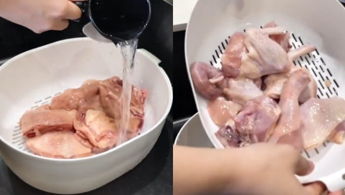 cara defrost ayam