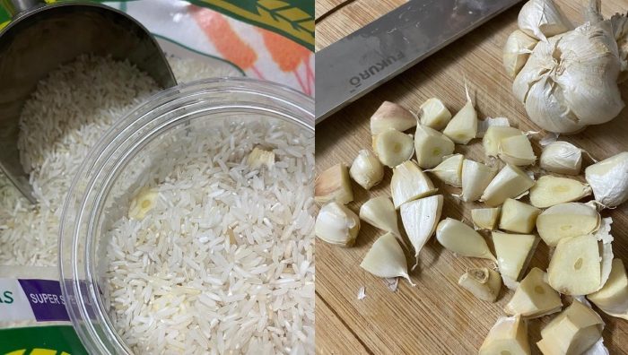 cara simpan beras
