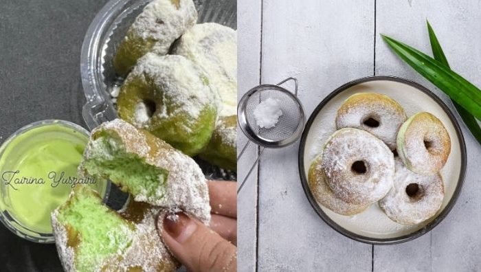 donut susu pandan