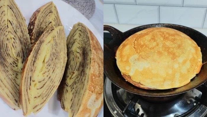 kek jantung pisang