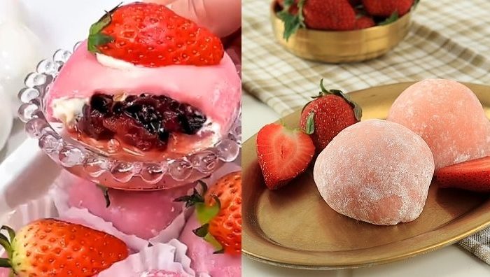 mochi strawberi