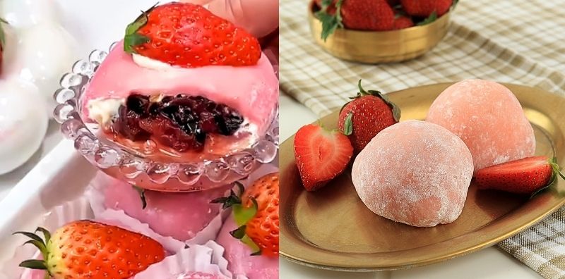 mochi strawberi