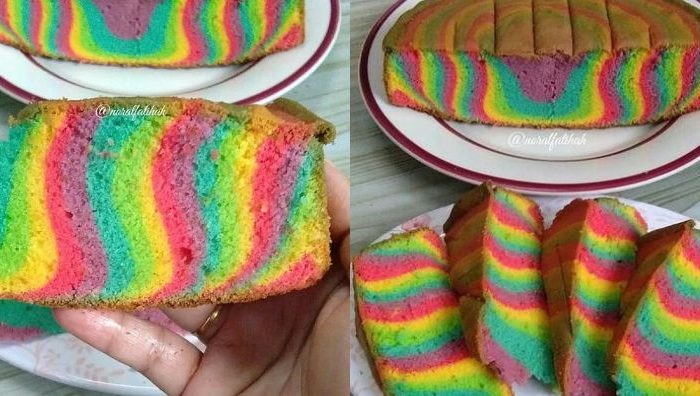 kek pelangi