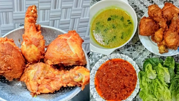 resepi nasi ayam penyet