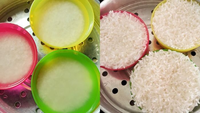 resepi nasi kukus