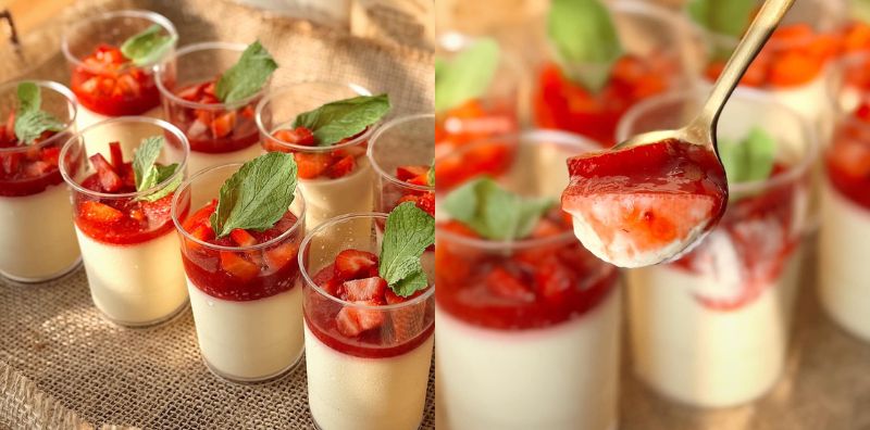 Resipi Panna Cotta Yang Sangat Lembut & Creamy, Setiap Suapan Terasa Kesedapannya!