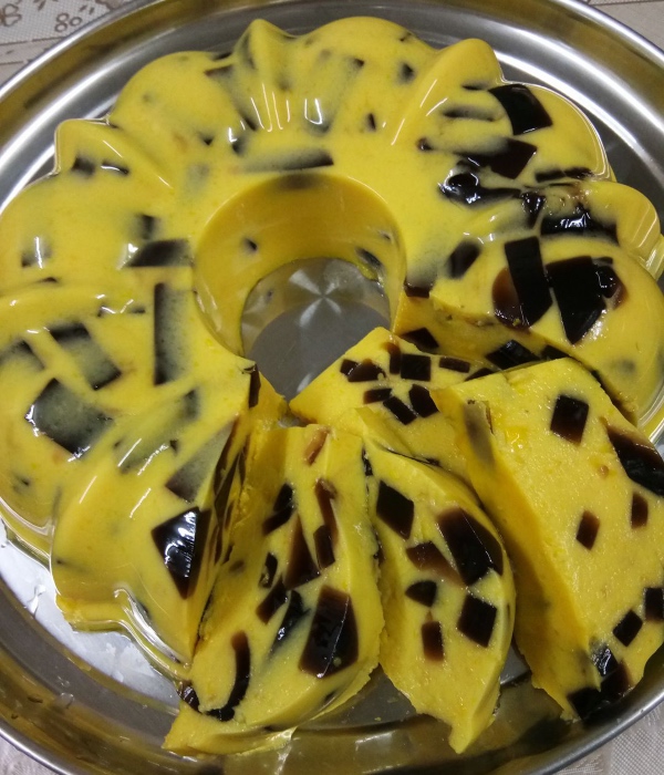 resepi puding jagung cincau