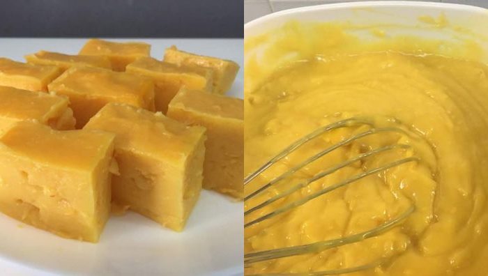 puding kastard jagung