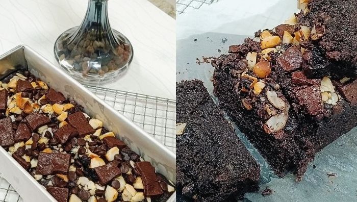 resipi kek pisang coklat