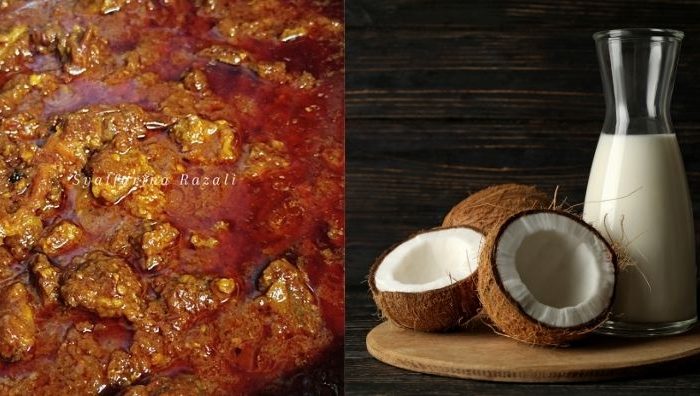 sambal daging bersantan