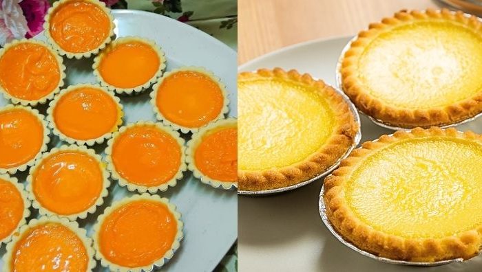 tart telur creamy